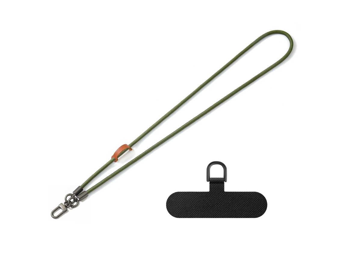 Lurelia Cordão Para Telemóvel Ajustável Transversal Com Fivela Metálica 8 Mm 120 Cm Anti-perda