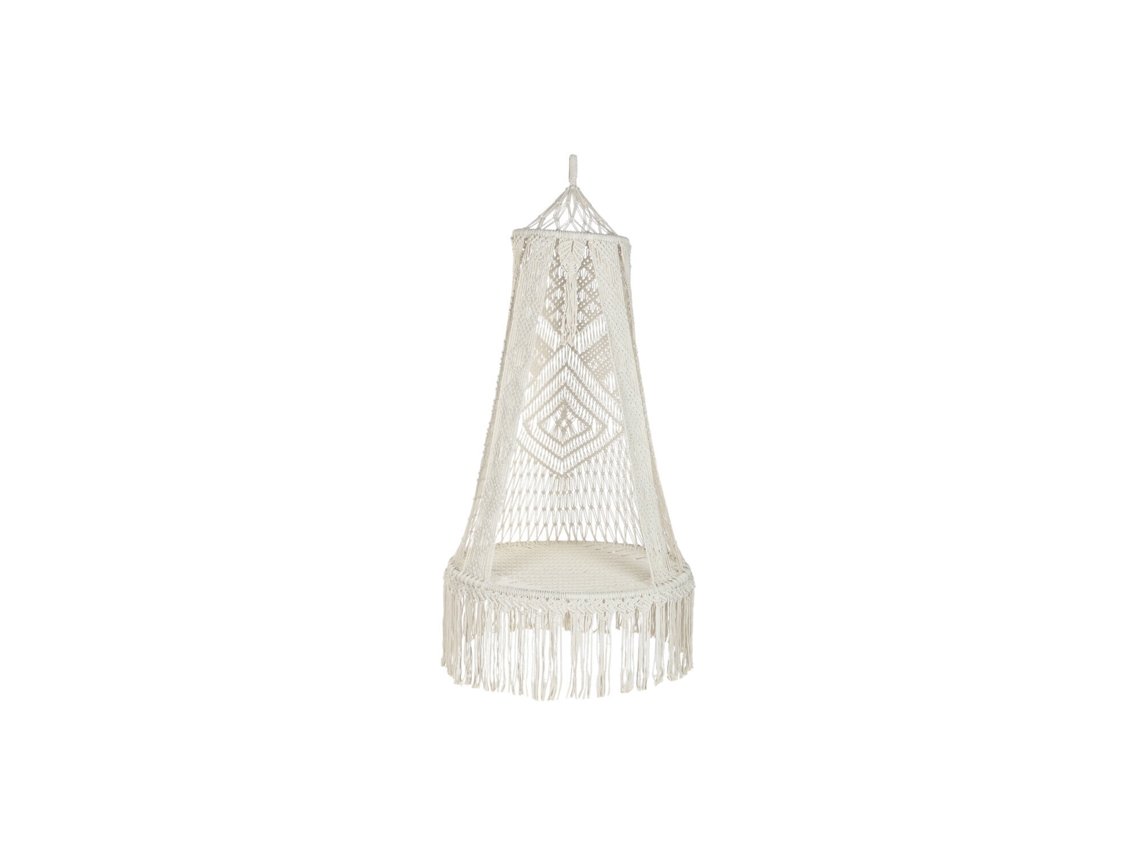Cadeira Suspensa de Algodão, Macramê ALEXANDRA HOUSE LIVING (82x82x170cm)