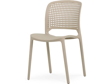 Cadeira  (Cinza - Plástico - 55x48x56 cm)