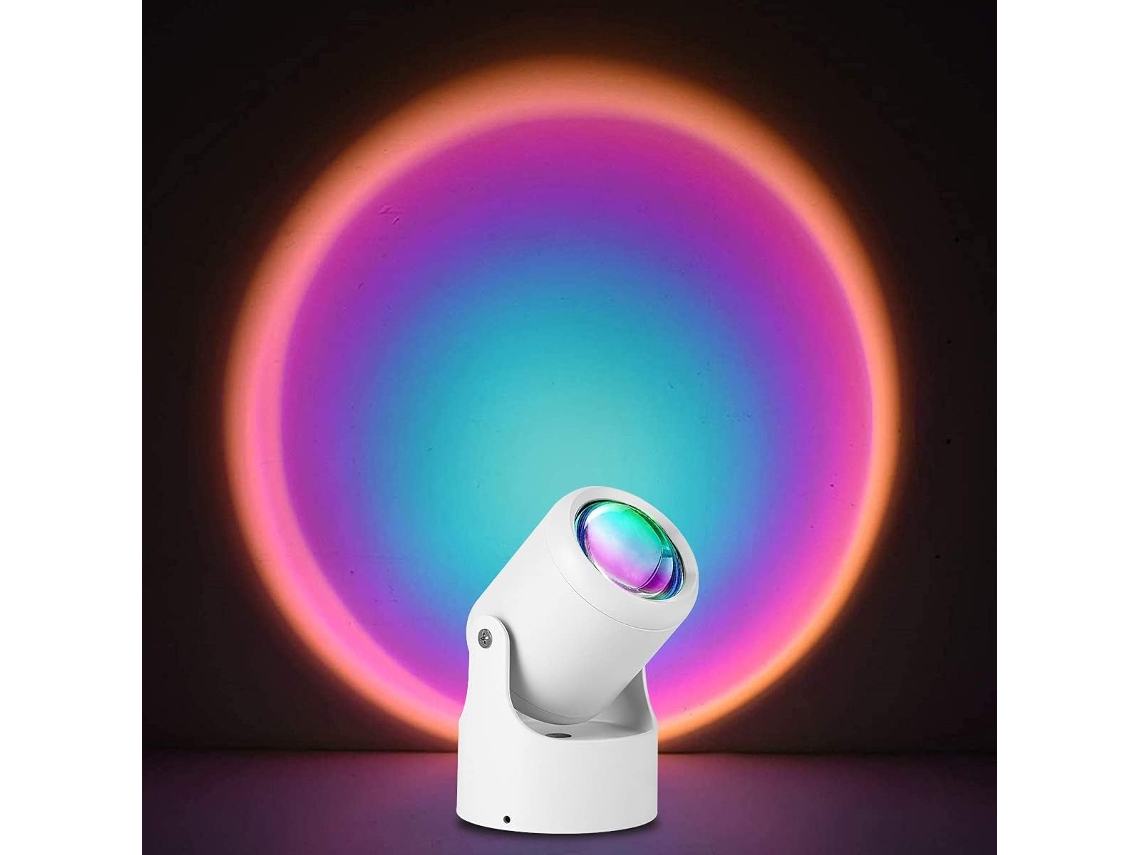 Projetor Sunset Light com Rotação de 180°, para Crianças e Adultos BRILVIBERA