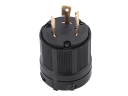 Conector De Plug Elétrico Nema L6-30p De 30a 250v Com Travamento Por Torção De 3 Fios