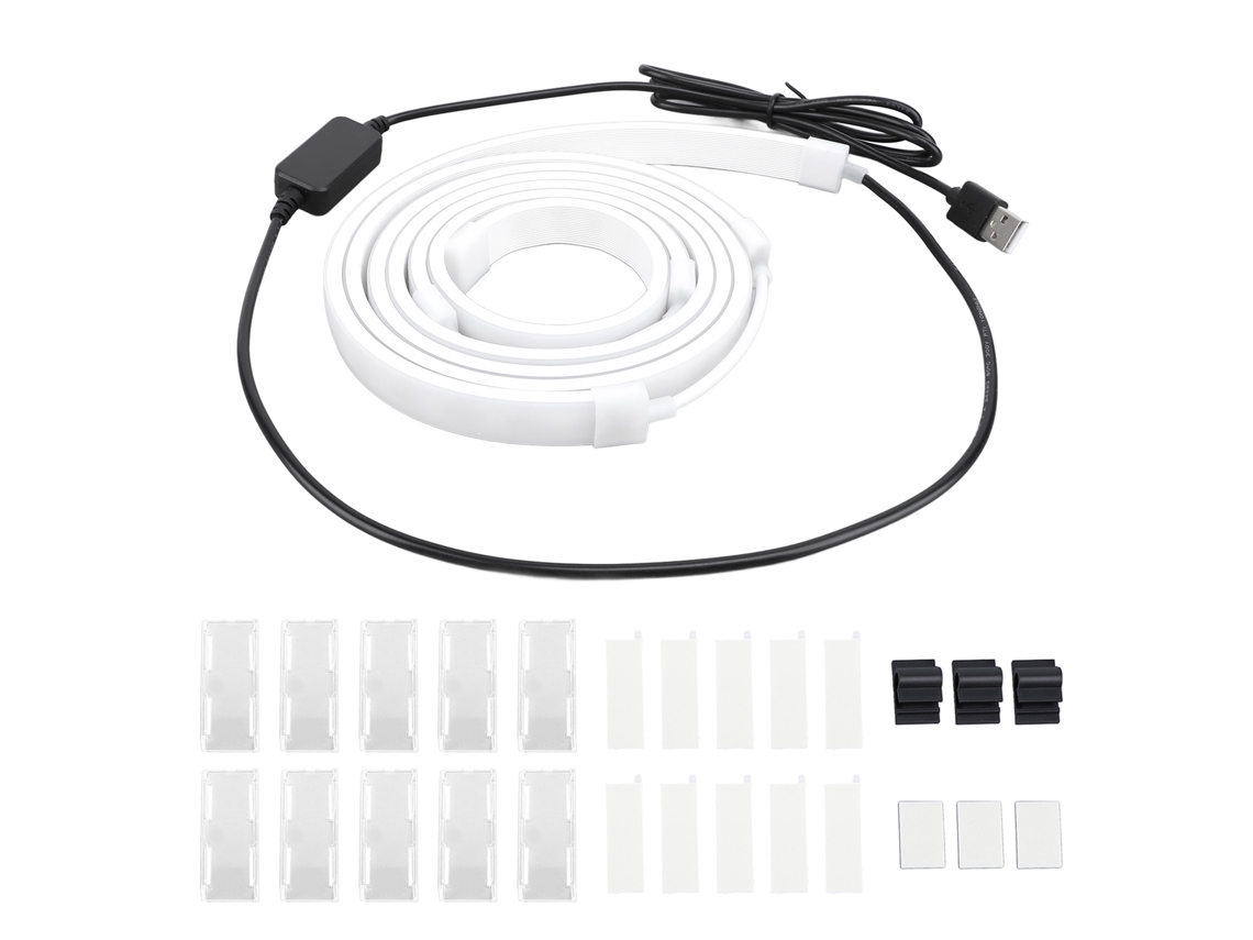 Faixa de Luz LED RGB USB para Tela de 49'' com Sincronização