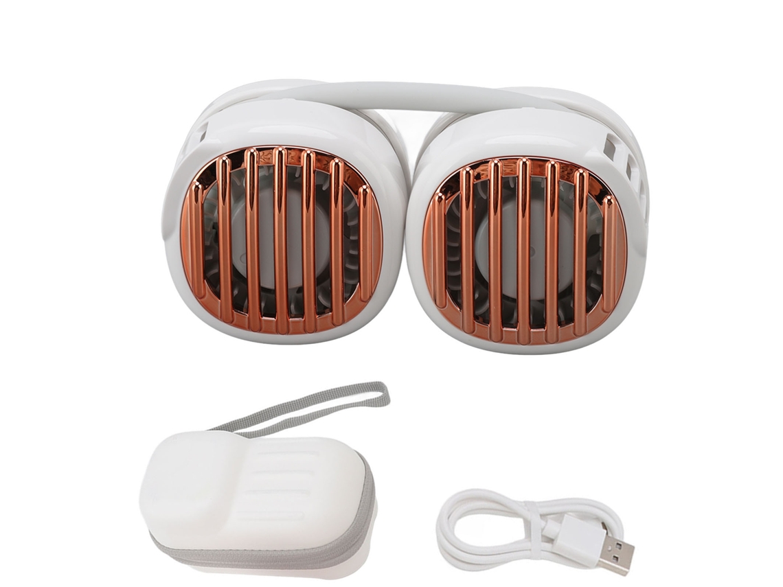 Leve e Recarregável, Ventilador de Pescoço Duplo LAXISCREED