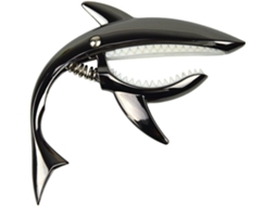 Lurelia Capotraste Shark De Liga De Zinco Para Violão E Guitarra Preto