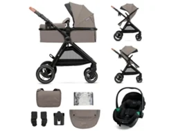 Carrinho De Bebé Multifuncional 3 Em 1 Kinderkraft Esme Pro (bege)