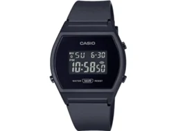 Relógio Digital CASIO Mulher (Aço e Resina - Preto)