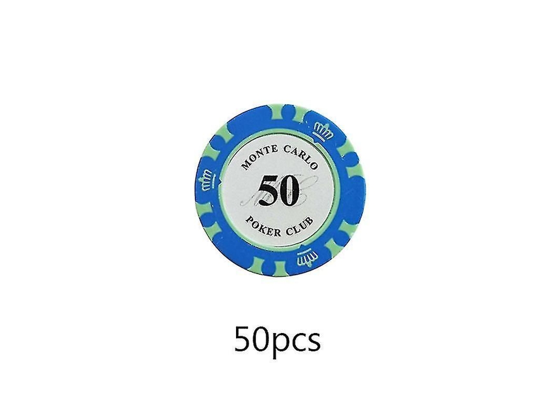 2026 50 Peças/conjunto Fichas de Poker Argila 14g 40mm 14 Núcleos Valores Cassino Baccarat Texas Hold'em Varejo