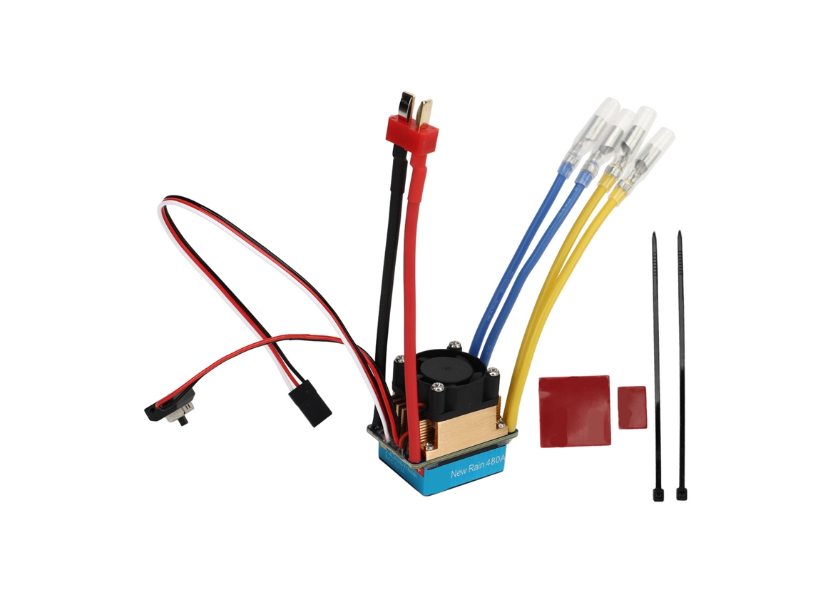 Esc de Escova 80a/480a Impermeável 2 Vias 6v 3a para Rc