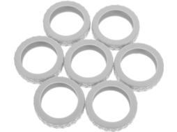 Popetpop Conjunto De 8-protetores Silicone Para Rodas Mala Compatível Com Rolamento Silencioso