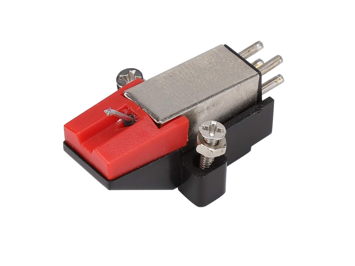 Estilete Cartucho Fonógrafo Mesa Giratória Caneta Stylus Ímã Móvel Duplo Alta Potência e Alta Precisão Cartucho de Gravação Toca-Discos Estilete Para