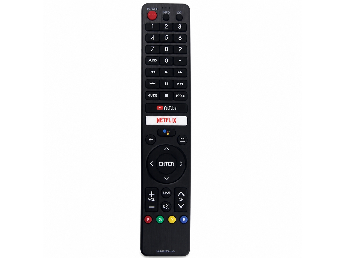 Comando À Distância Bluetooth Com Controlo Por Voz Compatível Com Tv Sharp Gb346wjsa_zhd