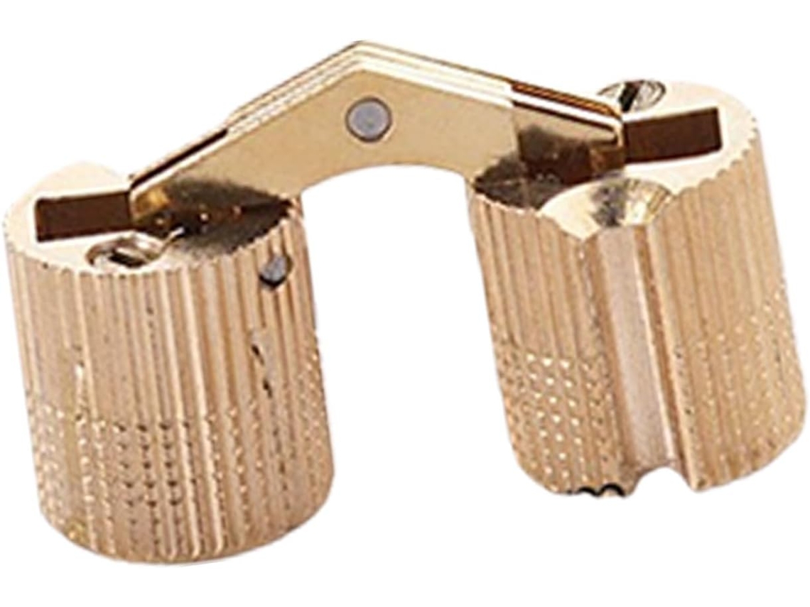 2 Dobradiças De Latão Para Móveis, Dobradiça Cilíndrica Oculta, Dobradiça Pequena Para Porta, Ângulo De Abertura