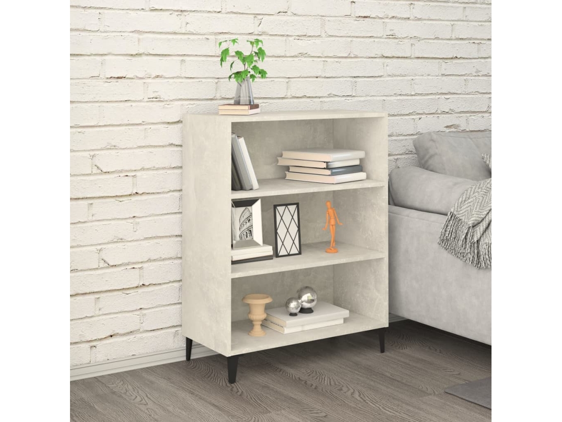 Aparador 69,5x32,5x90 cm Madera Procesada Gris Cemento