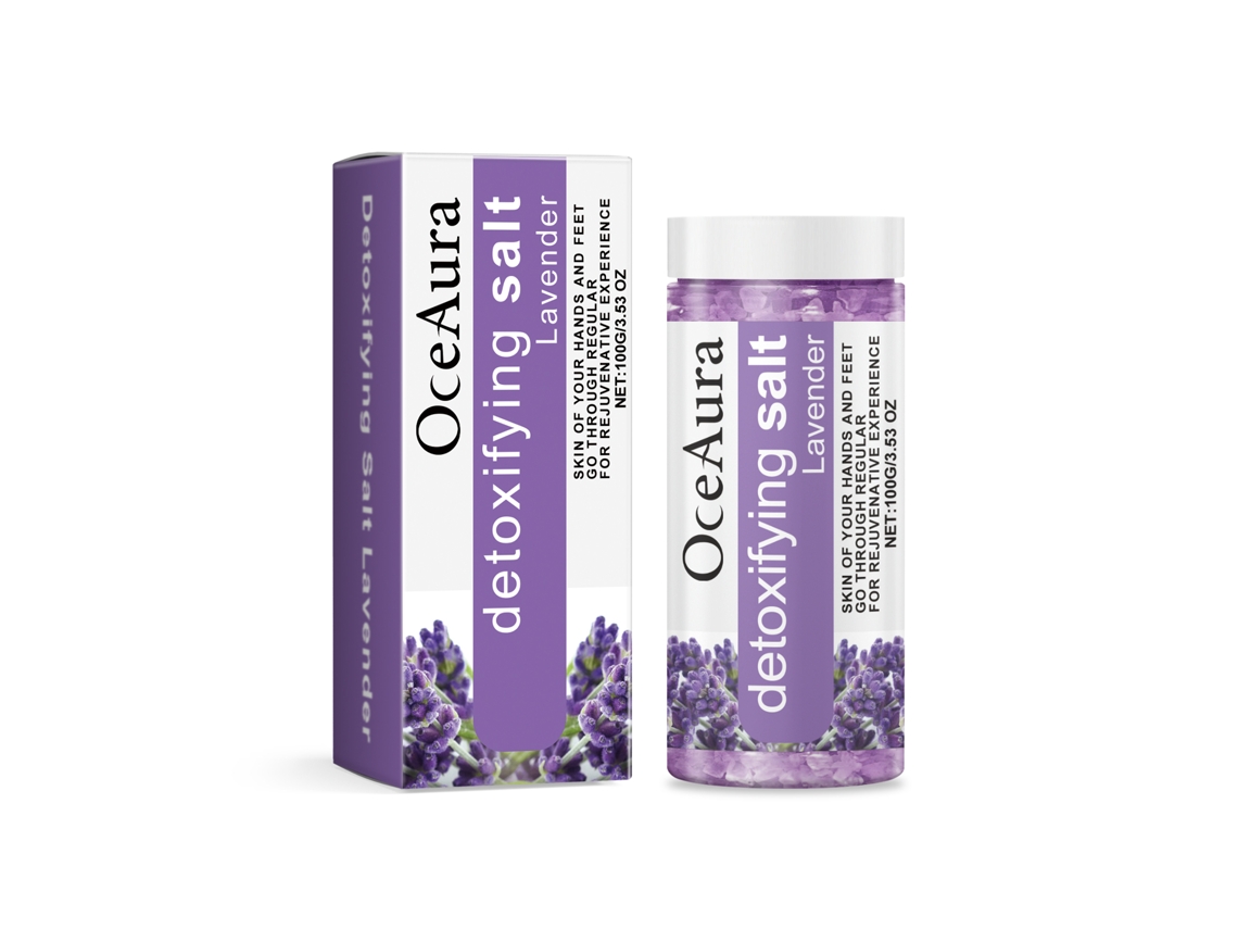 Banho de Pés Lavanda Sal Grosso Relaxamento