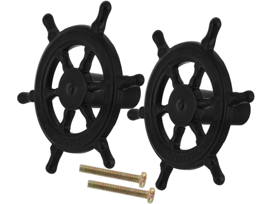 Zerodeko Conjunto De 2-puxadores Vintage Para Armário Com Furo Único Em Liga Zinco Acabamento Liso E Fácil Instalação
