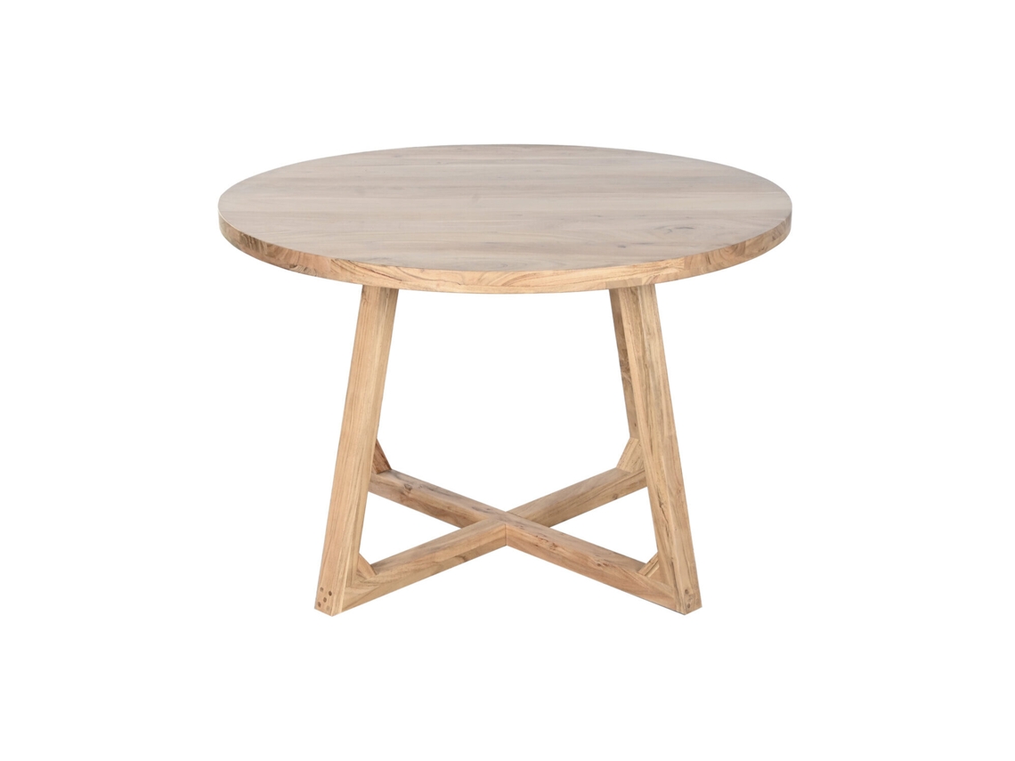 Mesa de Jantar Redonda em Acácia, 115x115x76cm ALEXANDRA HOUSE LIVING