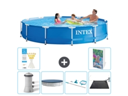 Intex Piscina Com Estrutura Redonda - 366x76 Cm - 7-peças S241
