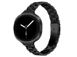 Pulseira De Aço Inoxidável Para Galaxy Watch 9 40/44mm, Substituição Elegante Preto Hexinyigjly