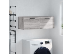 Vidaxl Armário Parede 100x36,5x35 Cm Derivados De Madeira Cinza Sonoma