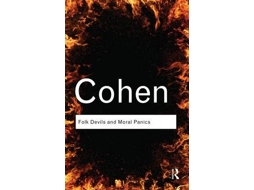 Livro Folk Devils and Moral Panics de Stanley Cohen (Inglês)