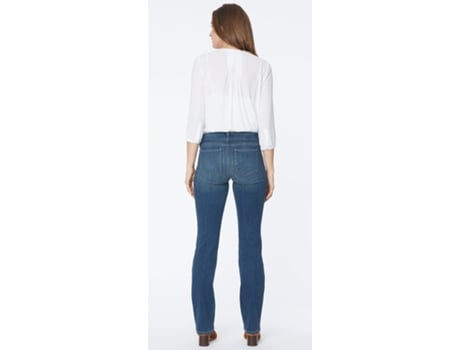 Marilyn Straight Jeans Mediumblauw Sure Stretch Denim Tall Balance NYDJ 32