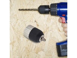 Mandril Sem Chave De 213 Mm Para E Metal 3/824unf Com Furo Roscado 9,5 3/8 Polegada