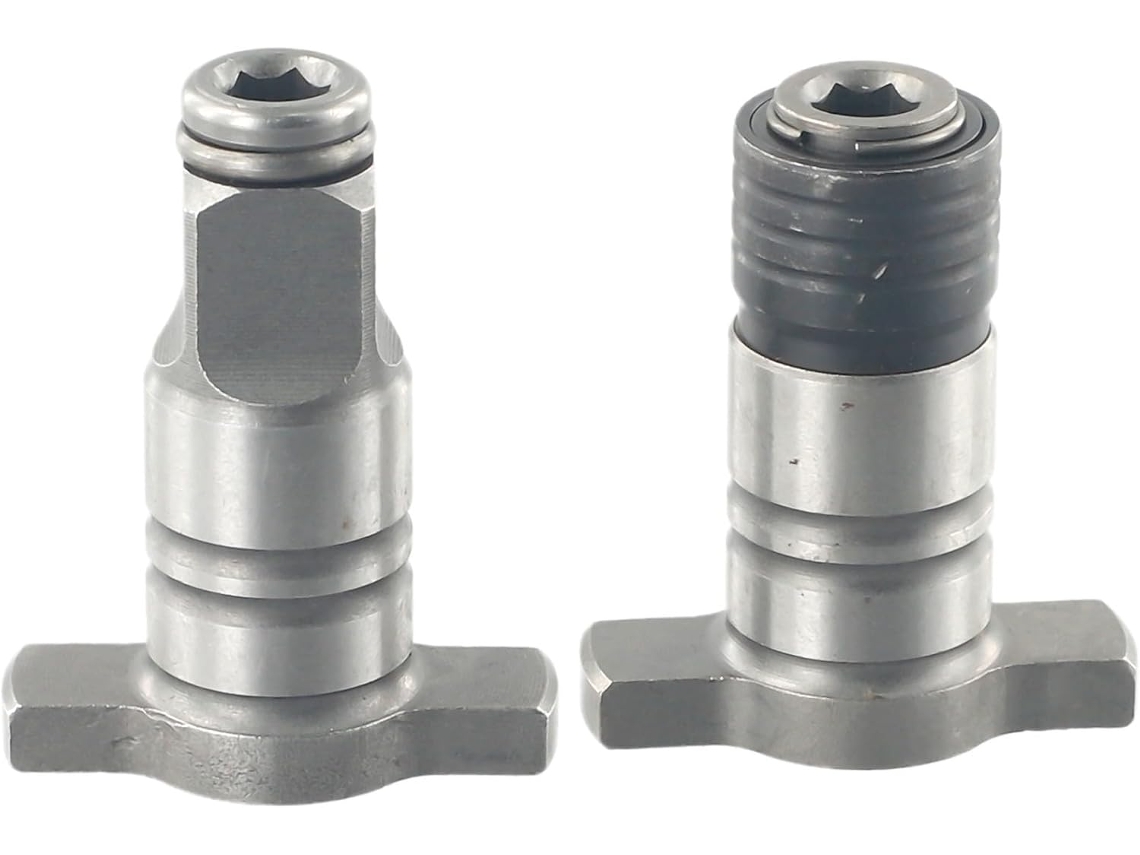 Conjunto De 2 Eixo Para Chave Fenda Elétrica 18v, 1/4" 1/2" Sem Fio, Troca Rápida Com Estojo