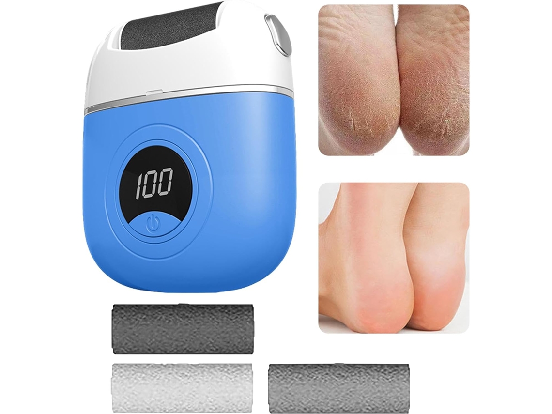 Removedor De Calos Elétrico Com Lixadeira Recarregável Para Cuidados Com Os Pés.