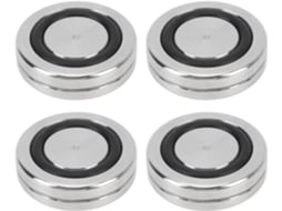 Pés De Isolamento Para Alto Falantes, Bases De Aço Inoxidável Com Pontas Antiderrapantes Para Isolam Gokoco