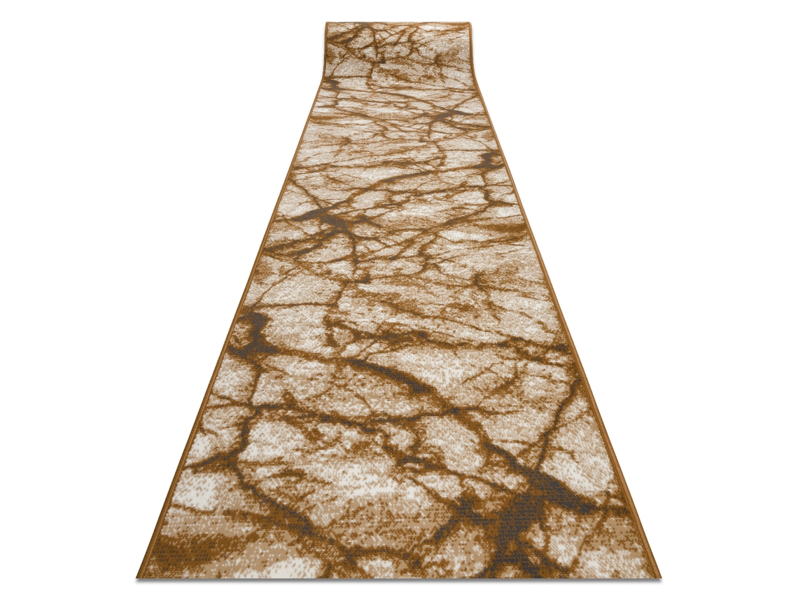 Passadeira Bcf Morad Marmur Mármore Bege/Ouro Cinza 70 cm