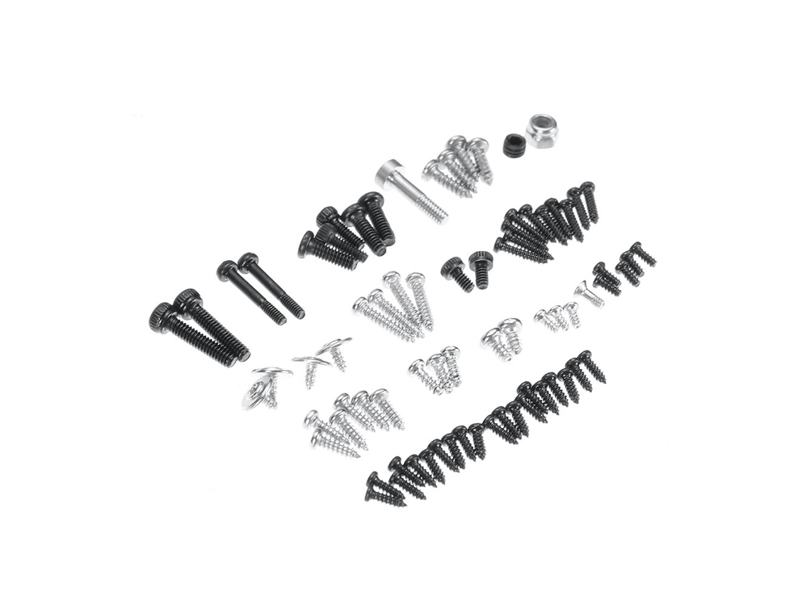 Conjunto de Parafusos de Substituição para Helicóptero Rc Eachine E190 E190 Pro, Preto. MDUG