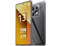 Lurelia Kit Proteção Para Xiaomi Redmi Note 13 5g, Capa Tpu Transparente E Vidro De Ecrã