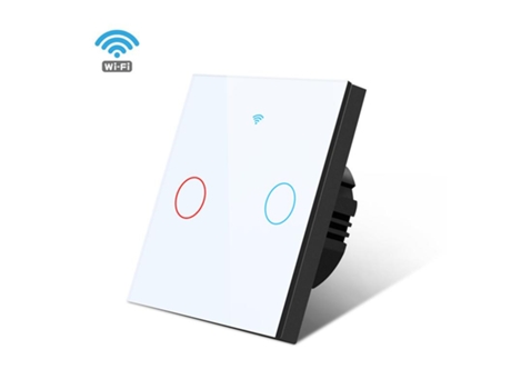 Tuya Interruptor Inteligente Casa Inteligente Interruptor De Toque Vidro Wi Fi Controle Voz Interruptor Luz Trabalho Com Alexa Eco Google Casa Malitai