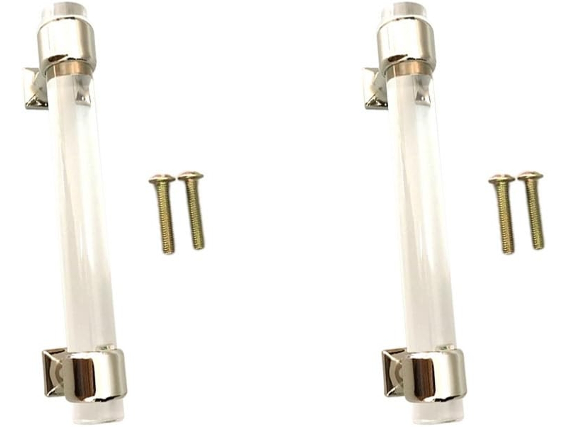 Dobradiças De Porta Em Acrílico Transparente, Puxadores Para Portas De Vidro, Armários E Gavetas, Ferragens Para Portas