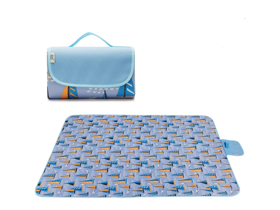 Lurelia Manta De Praia Dobrável À Prova D'água Para Piquenique Ao Ar Livre, Ideal Para Veleiros (145 X 180 Cm)