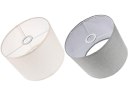 Conjunto De 2 Cúpulas Universais Substituíveis Para Abajures De Mesa Com Design Simples.