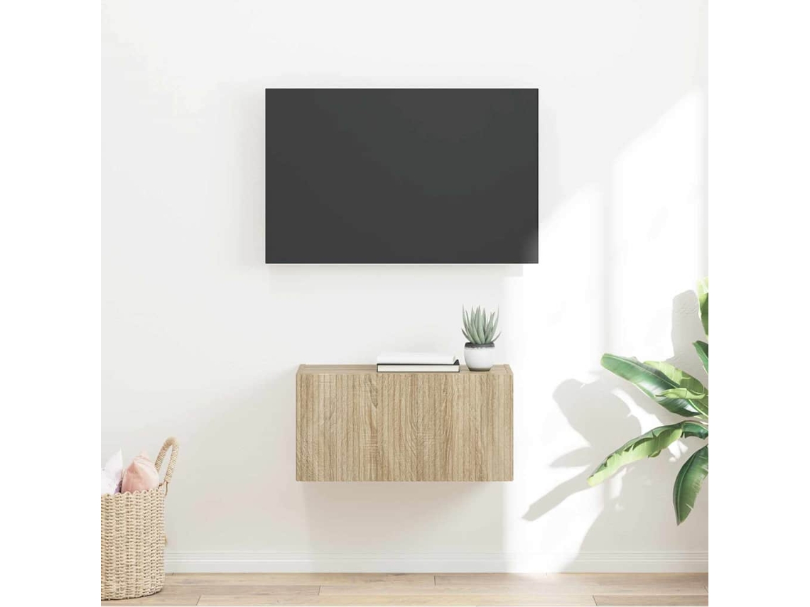 Vidaxl Armário de Tv de Parede Sonoma 60 X 31 X 29,5 Cm