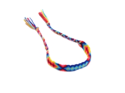 Pulseira Tricotada Feminina Estilo Étnico Ajustável Com Tasséis