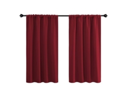 Cortinas Blackout Para Quarto, Cortinas De Janela Com Isolamento Térmico E Acabamento Fosco, Forro De Espuma, Painéis De Escurecimento Para Sala De Es