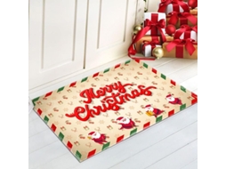Tapete De Natal, Tapete Entrada Não Derrapante, Tapete Absorvente, Decoração Natalina, 40x60cm
