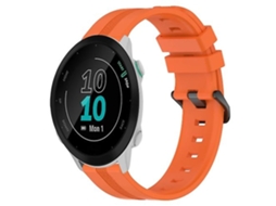 Lurelia Pulseira De Relógio Laranja, Compatível Com Garmin Forerunner 55 20 Mm