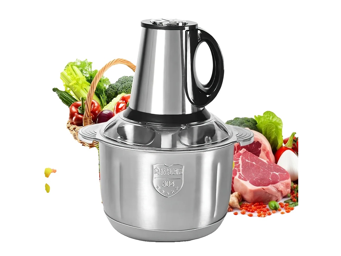 Moedor De Carne Elétrico, 3 Velocidades, Capacidade De 5l, 5l