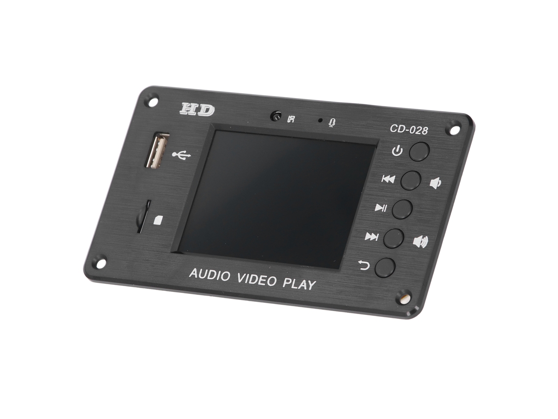 Placa decodificadora mp5 com tela tft de 2,8 polegadas, decodificação sem perdas, reprodutor multimídia usb bluetooth