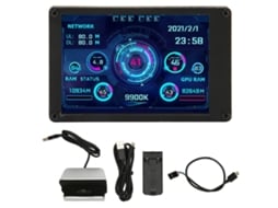 Tela Mini IPS USB 3.5 Polegadas para Monitoramento de Temperatura CPU, GPU, RAM, Sensor, PC | S/MARCA
