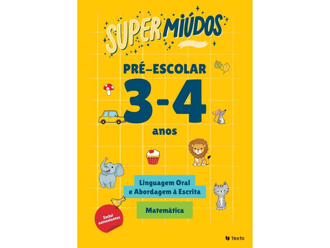 Supermiúdos - Pré-escolar 3/4 Anos - Multidisciplinar