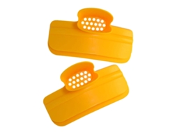 Escorredor De Borda Panelas E Frigideiras 2 Peças, Funil De Silicone Resistente Ao Calor E À Prova Derramamento