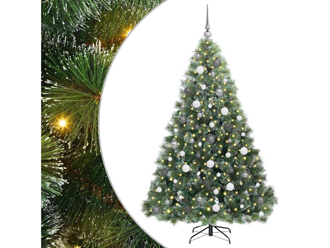 Decoração Sazonal Vidaxl Verde Plástico (180 Cm)