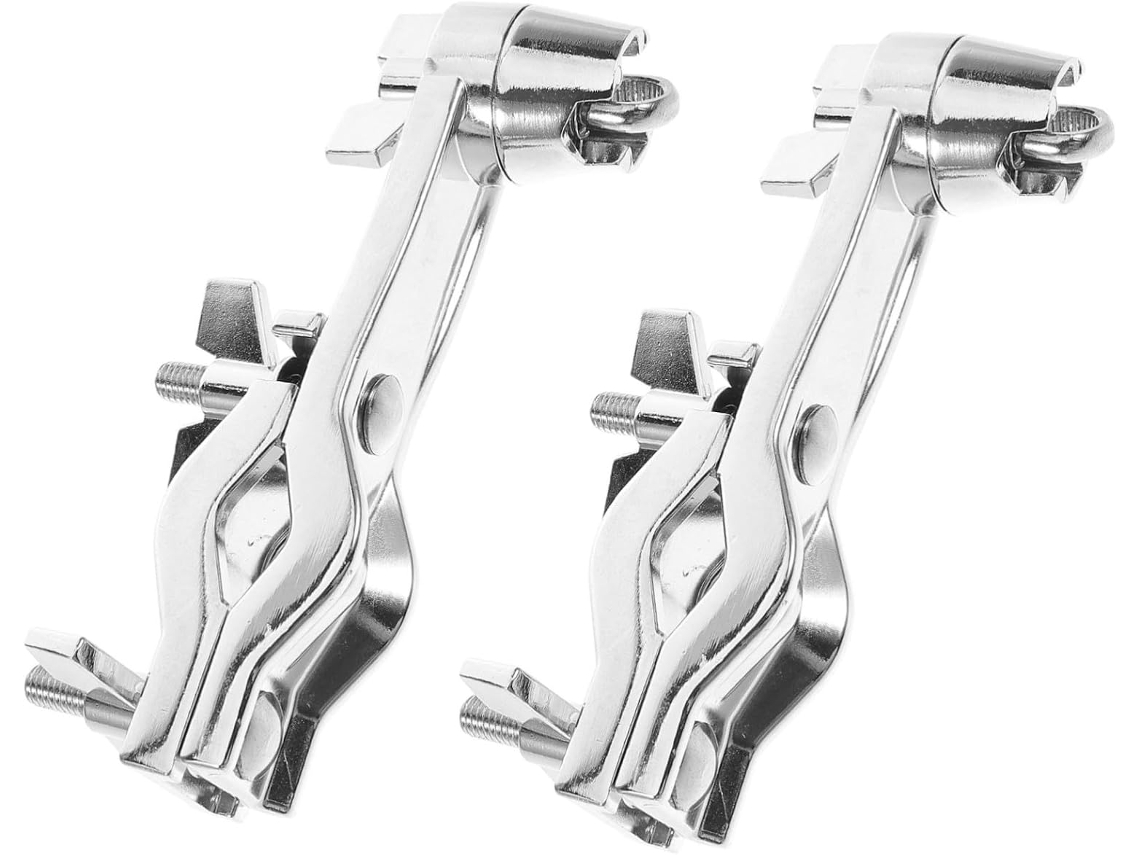 Conjunto De 2 Suportes Para Pratos De Bateria, Incluindo Suporte Para Caixa...