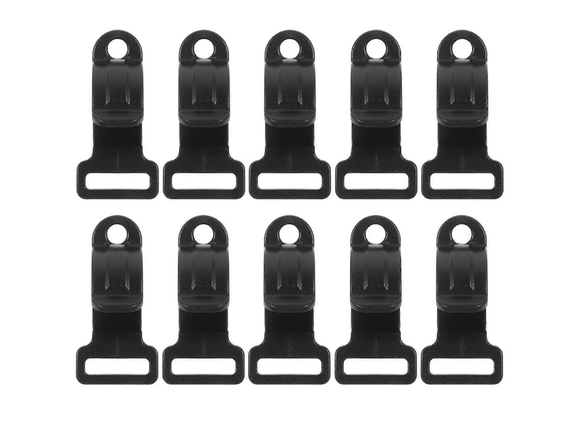 10 Ganchos Plásticos Para Fixar Lona De Barraca