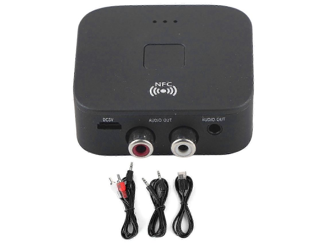 Receptor Bluetooth com conector auxiliar RCA de 3,5 mm, adaptador de áudio semi-fio para TV Bill-lian
